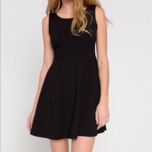 formal black dress